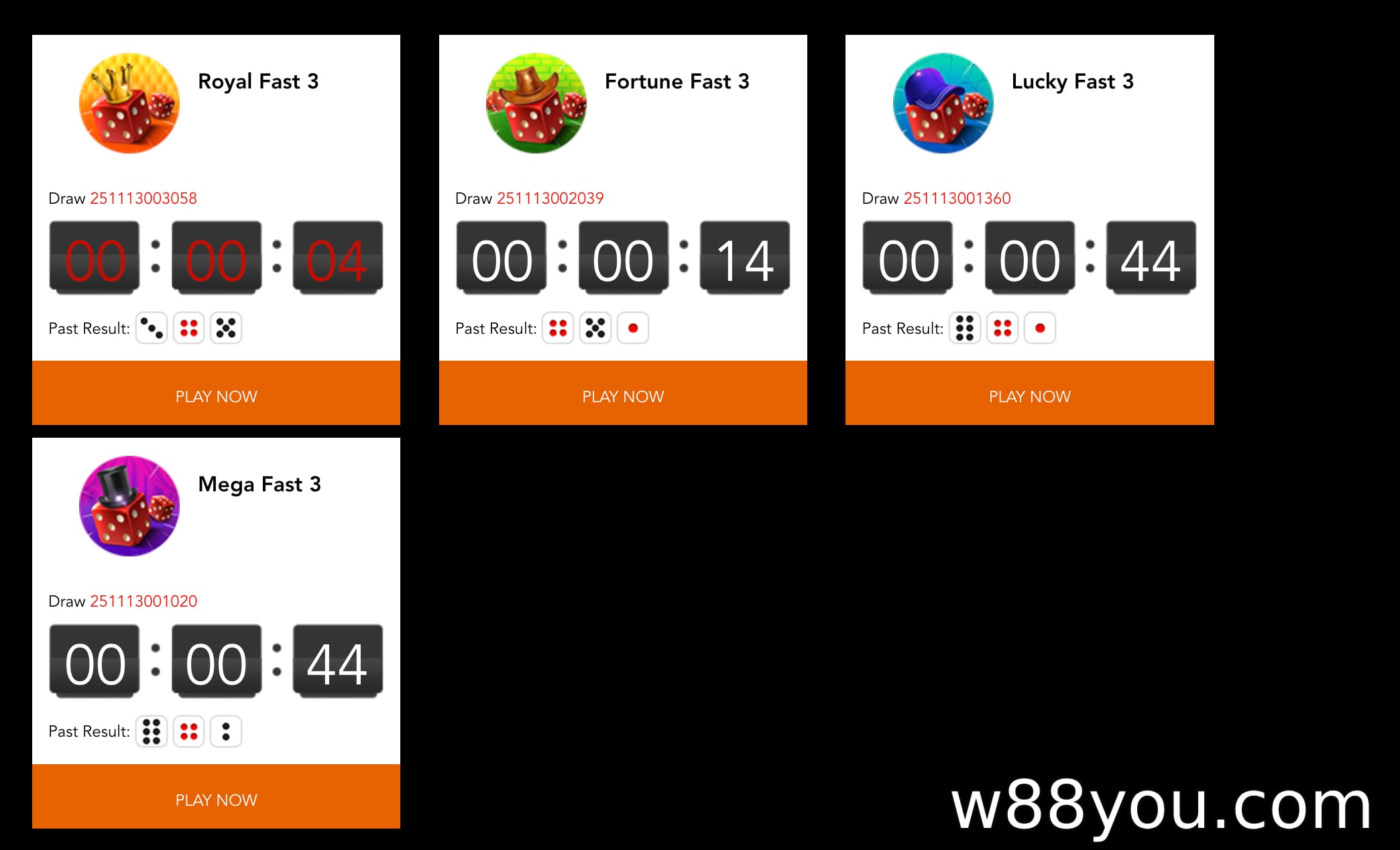 Fast 3 게임의 기본 게임 플레이