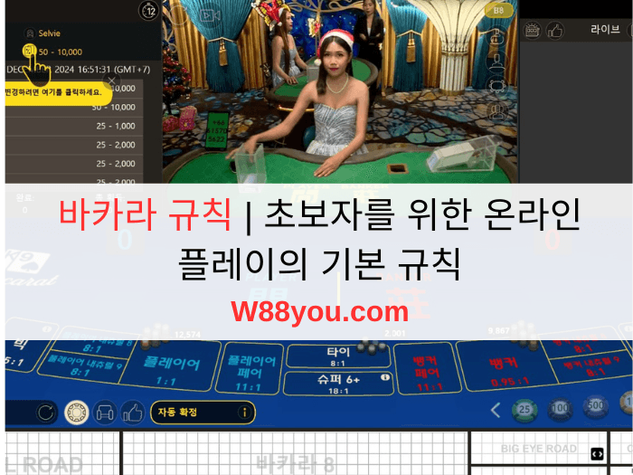 바카라 규칙 | 초보자를 위한 온라인 플레이의 기본 규칙