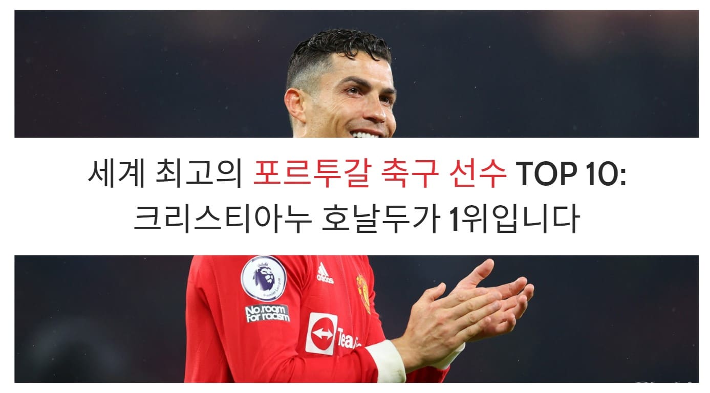 세계 최고의 포르투갈 축구 선수 TOP 10: 크리스티아누 호날두가 1위입니다 (11)