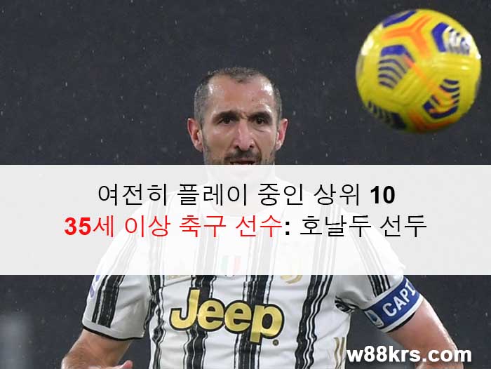 여전히 플레이 중인 상위 10 35세 이상 축구 선수: 호날두 선두