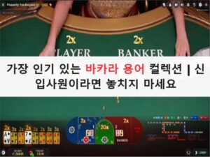 가장 인기 있는 바카라 용어 컬렉션 | 신입사원이라면 놓치지 마세요