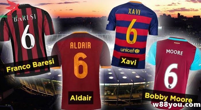 축구에서 등번호 6의 의미는 무엇인가요?