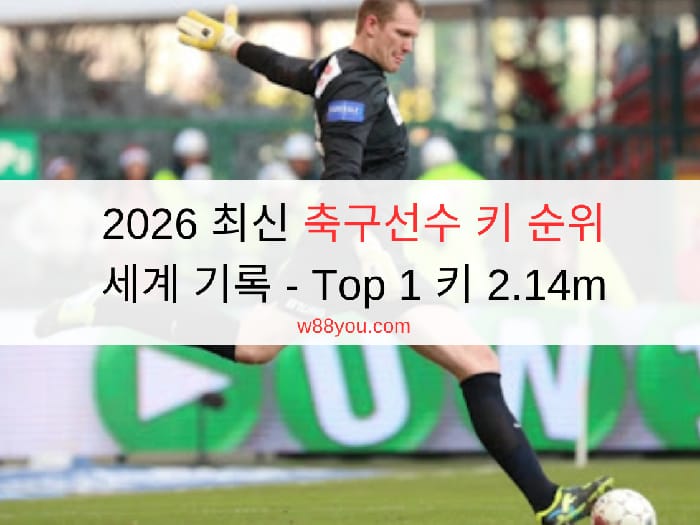 2026 최신 축구선수 키 순위 세계 기록 - Top 1 키 2.14m