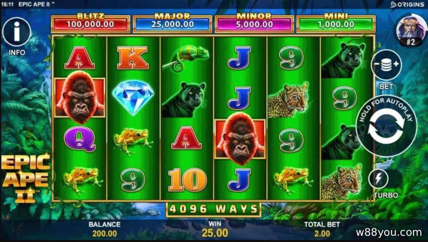 에픽 에이프 II 잭팟 블리츠 - 이그드라실