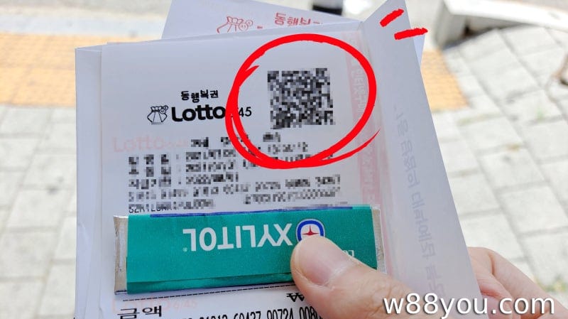 온라인으로 로또 티켓을 구매하는 경우