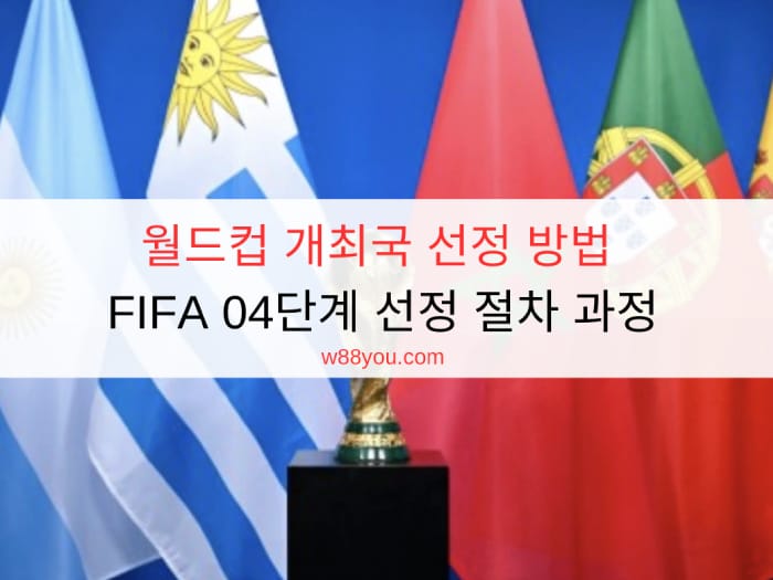 월드컵 개최국 선정 방법 - FIFA의 04단계 선정 절차 과정
