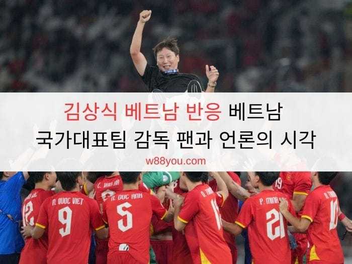 김상식 베트남 반응 베트남 국가대표팀 감독 팬과 언론의 시각